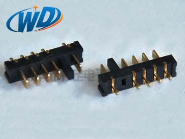 2.50mm 间距180度狗子28 5PIN带防呆柱